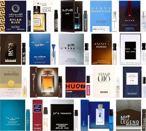 Assorted designers Cologne Discovery Set for Men (8 designer samples)